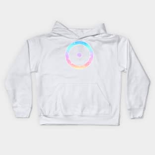 The Sun Planet Symbol in Magical Unicorn Colors Kids Hoodie